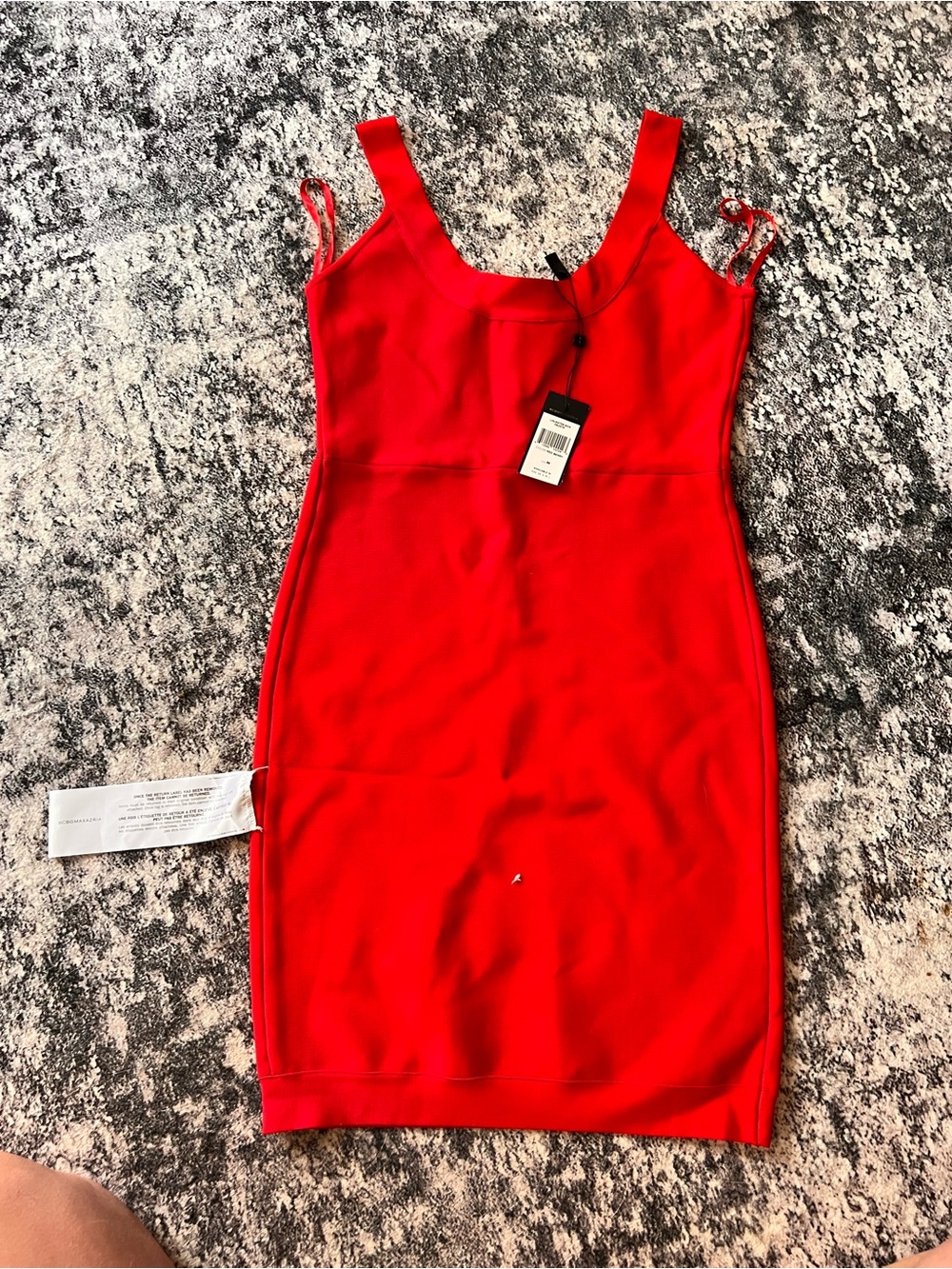 Red Sleeveless BCBGMaxAzria Dress